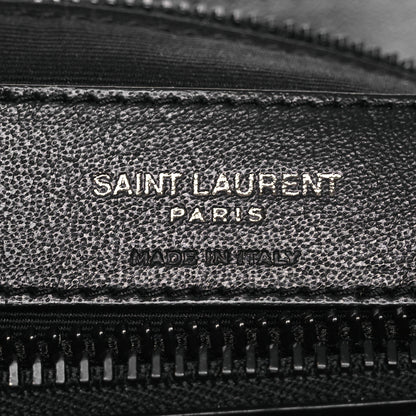 Saint Laurent Calfskin Y Quilted Monogram Monochrome Medium Loulou Chain Satchel Black 7 of 11