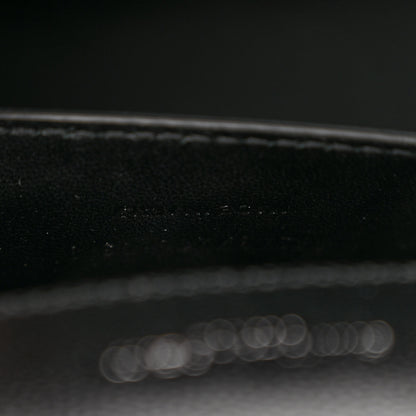 Saint Laurent Grain De Poudre Textured Mixed Matelasse Triquilt Medium Monogram Satchel Black 8 of 12