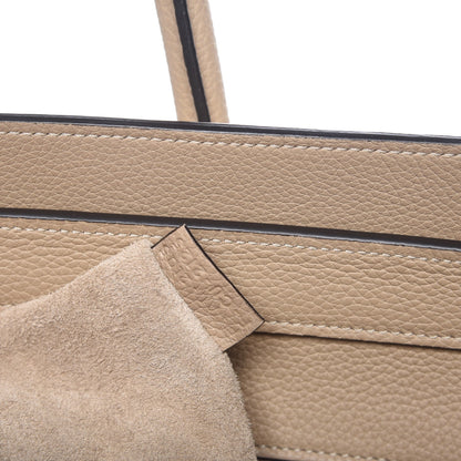 Celine Drummed Calfskin Mini Luggage Dune 7 of 7