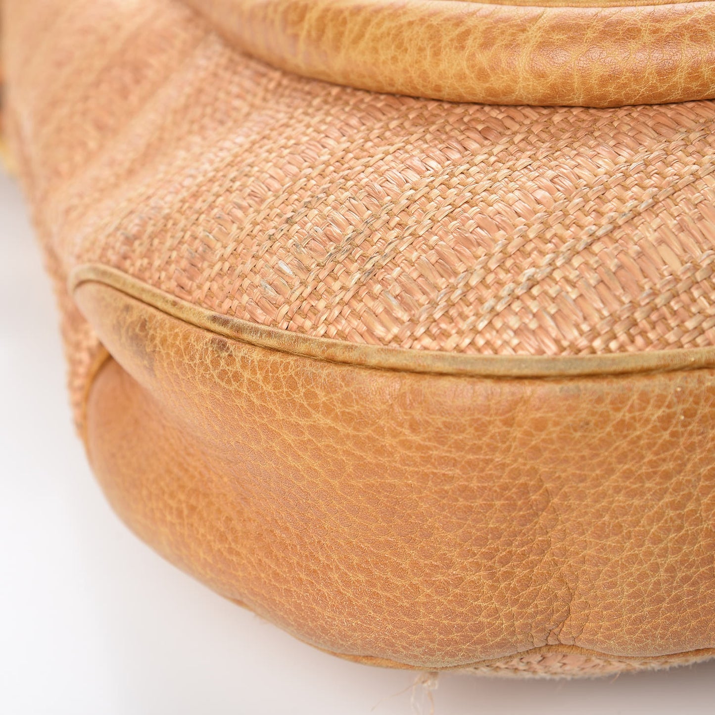 Libeccio Raffia Large New Pelham Shoulder Bag Light Brown