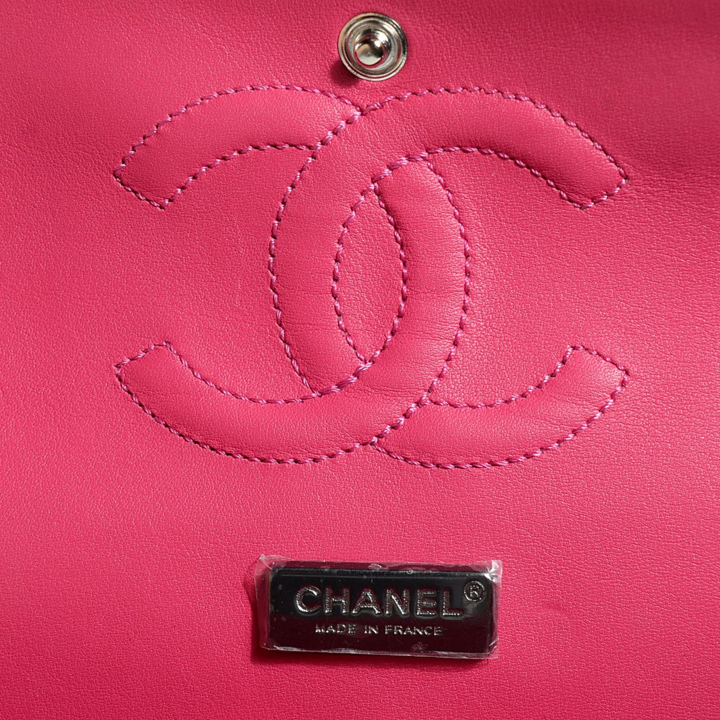 Python Medium Double Flap Dark Pink