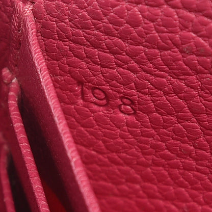 Miu Miu Goatskin Madras Bicolor Envelope Wallet Rosa Peonia 8 of 14