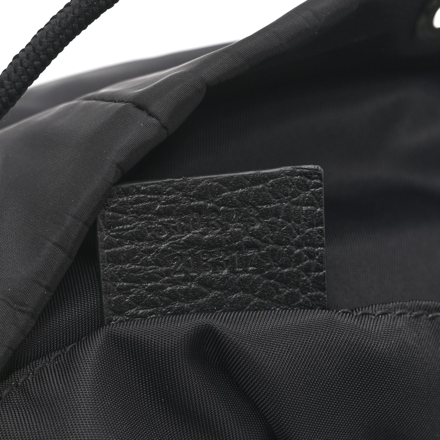 Nylon Monogram Medium Light Single Buckle Backpack Black