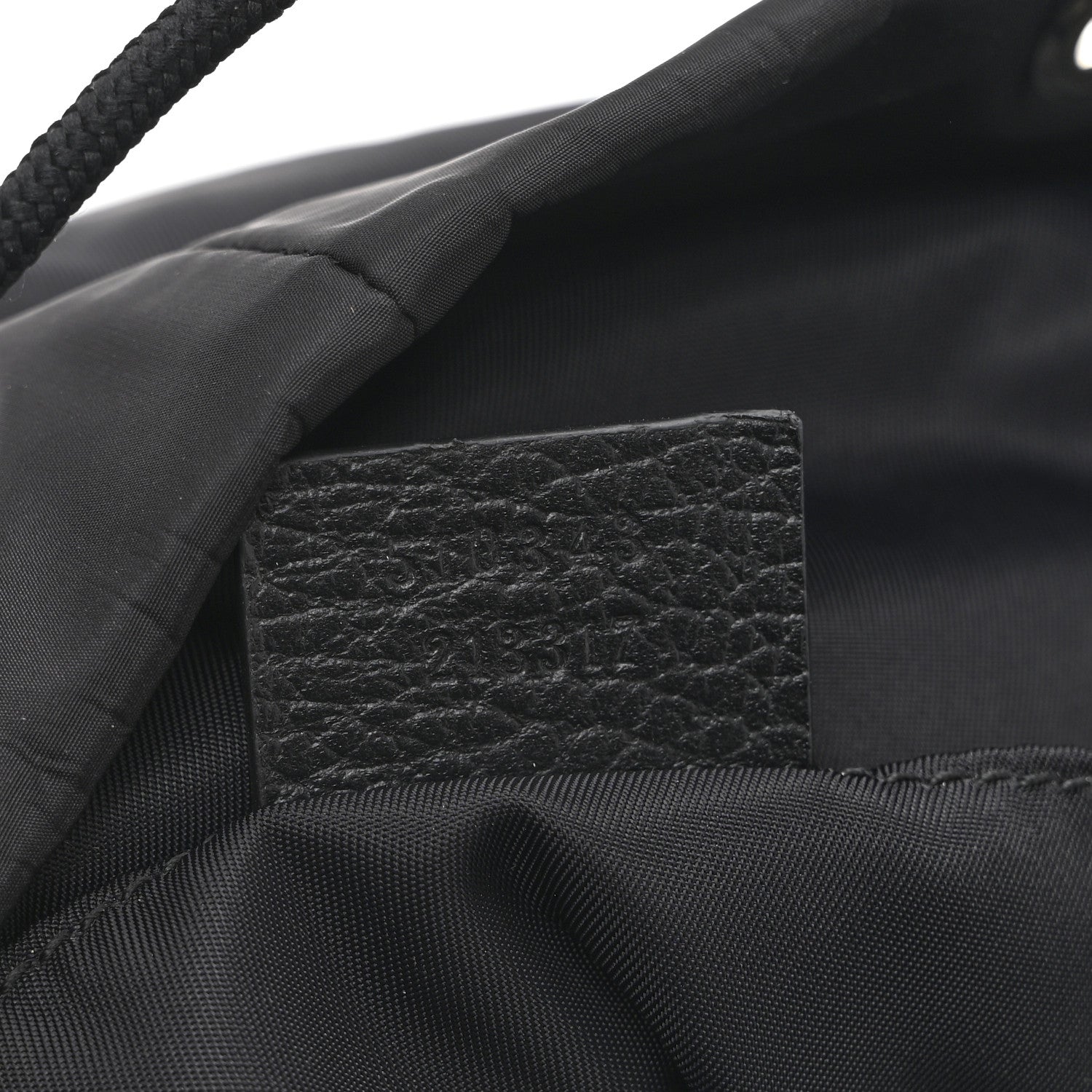 Gucci Nylon Monogram Medium Light Single Buckle Backpack Black 7 of 10