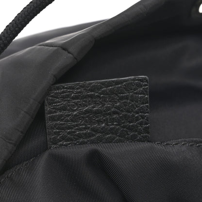 Gucci Nylon Monogram Medium Light Single Buckle Backpack Black 7 of 10