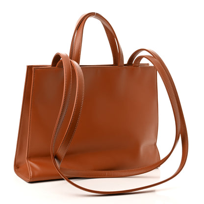 Telfar Vegan Leather Medium Shopping Bag Tan 3 of 10