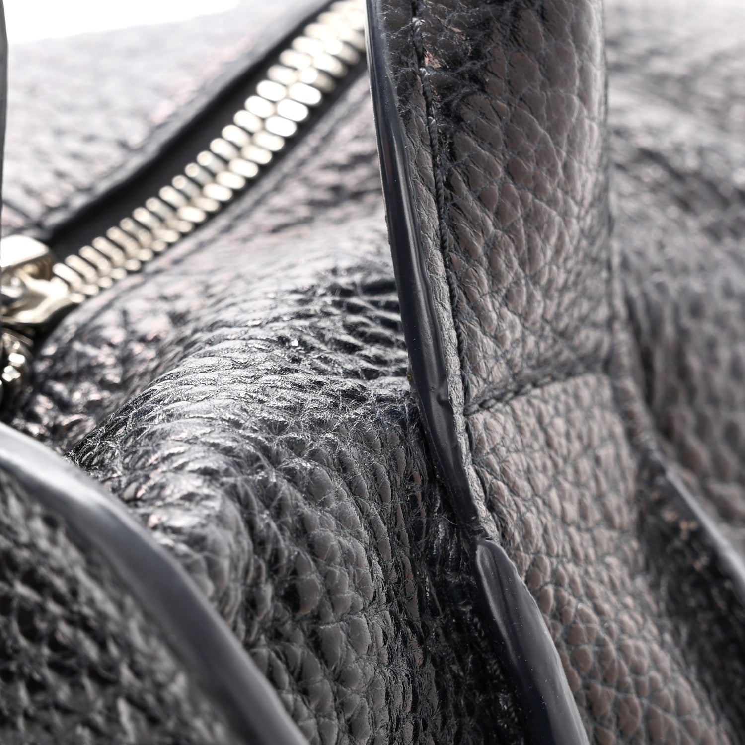 Alexander Wang Pebbled Lambskin Rocco Nickel Hardware Dark Blue 14 of 23