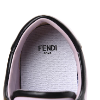 Fendi X JOSHUA VIDES Nappa Rockoclick Slip On Sneakers 38 Pink Xiloph White Black 8 of 11