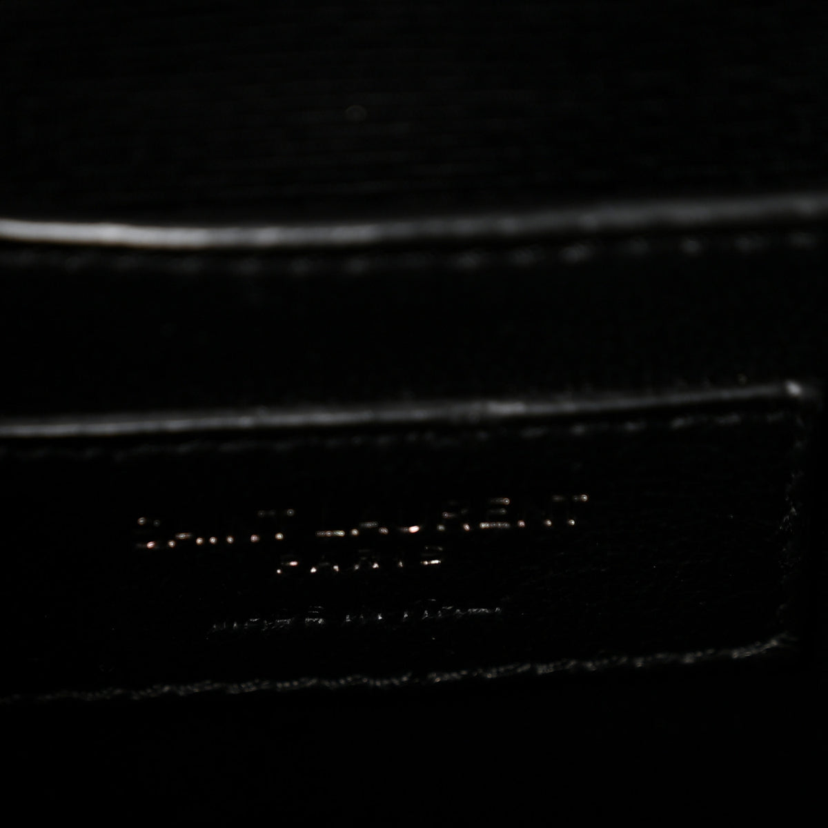 Saint Laurent Grain De Poudre Textured Mixed Matelasse Triquilt Small Monogram Monochrome Satchel Black 6 of 9