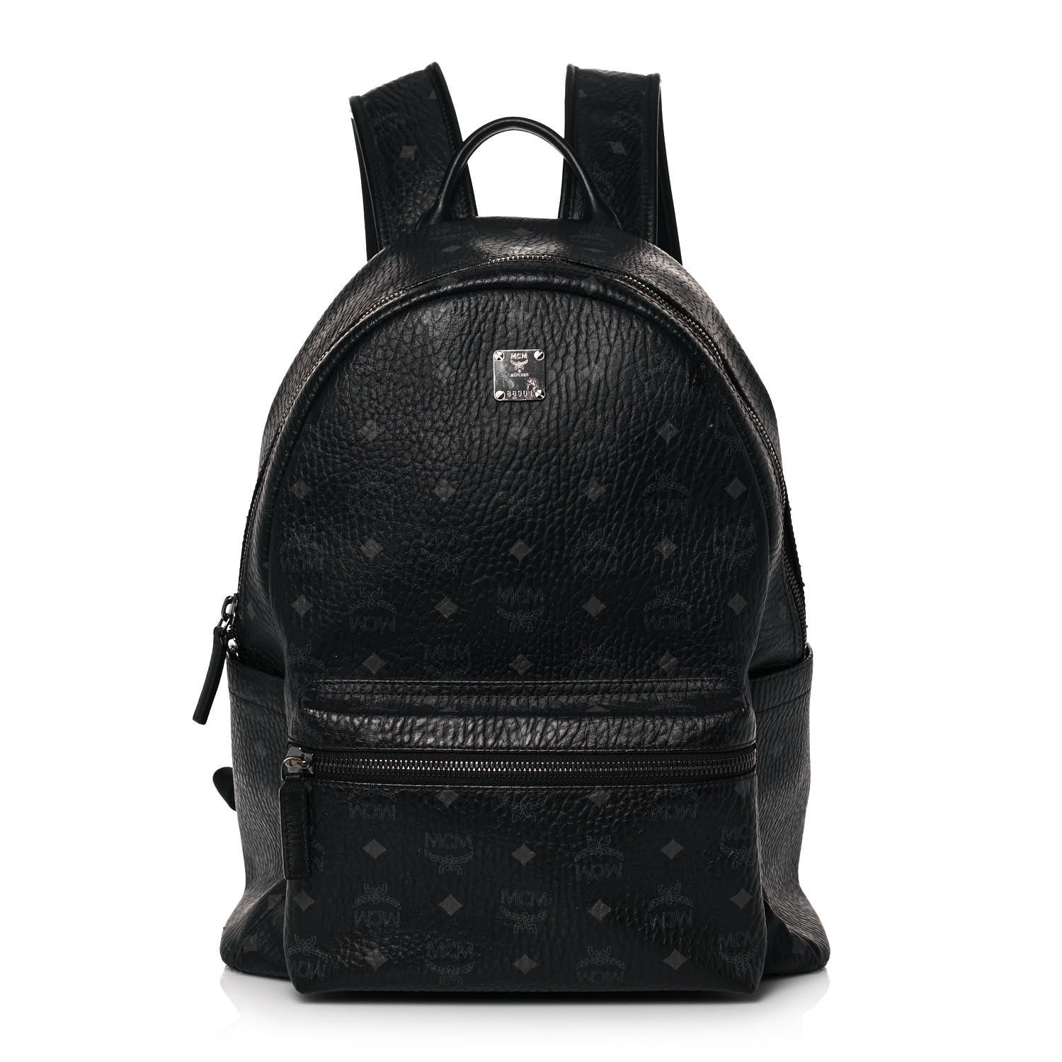 MCM Visetos Medium Stark Backpack Black 1 of 16