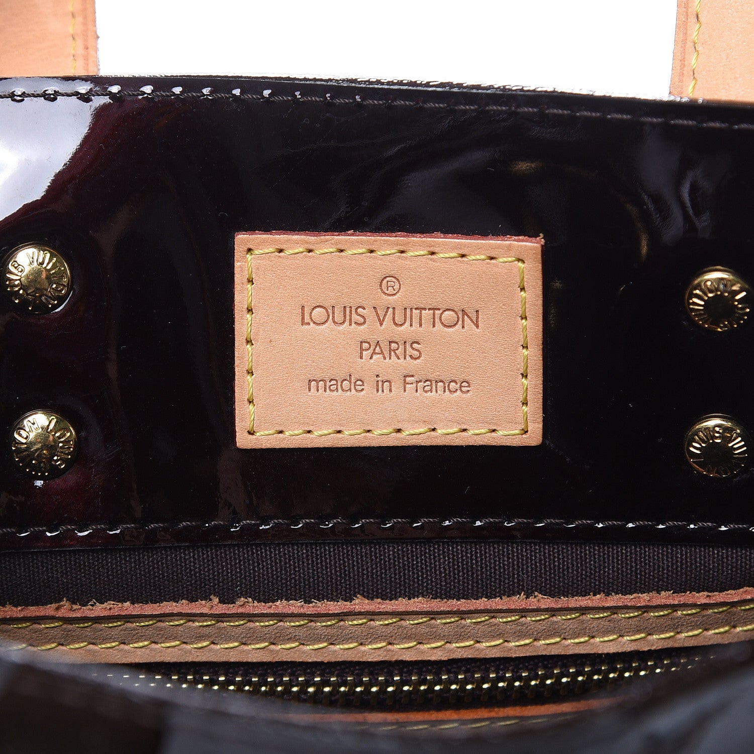 Louis Vuitton Vernis Reade PM Amarante 6 of 9