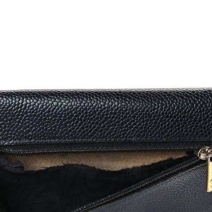 Chanel Caviar Timeless CC Flap Wallet Black 10 of 10