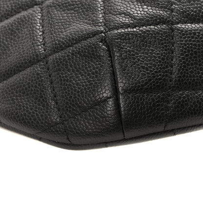 Chanel Caviar Quilted Sweetheart Belt Bag Black 10 of 11