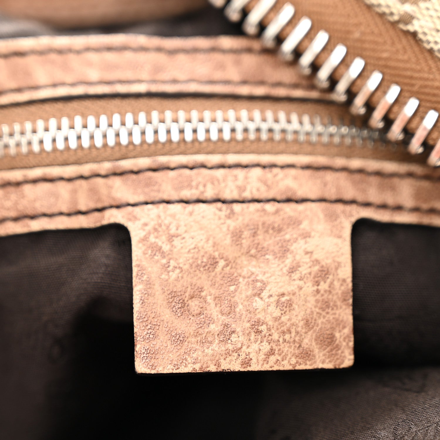 Gucci Monogram Large Bamboo Bar Tassel Shoulder Bag Brown 6 of 14