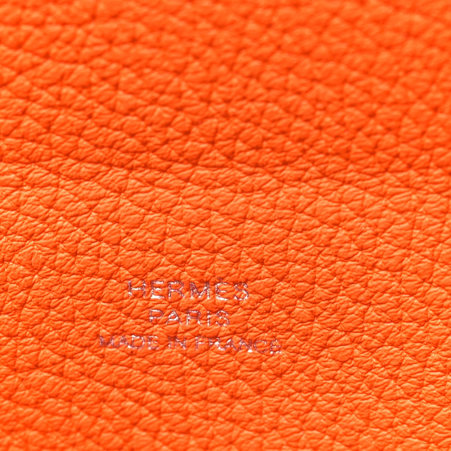 Hermes Togo Videpoches Orange 6 of 10