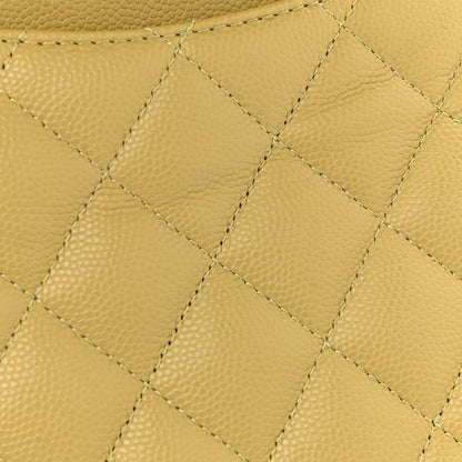 Chanel Caviar Quilted Medium Double Flap Light Green 12 of 12