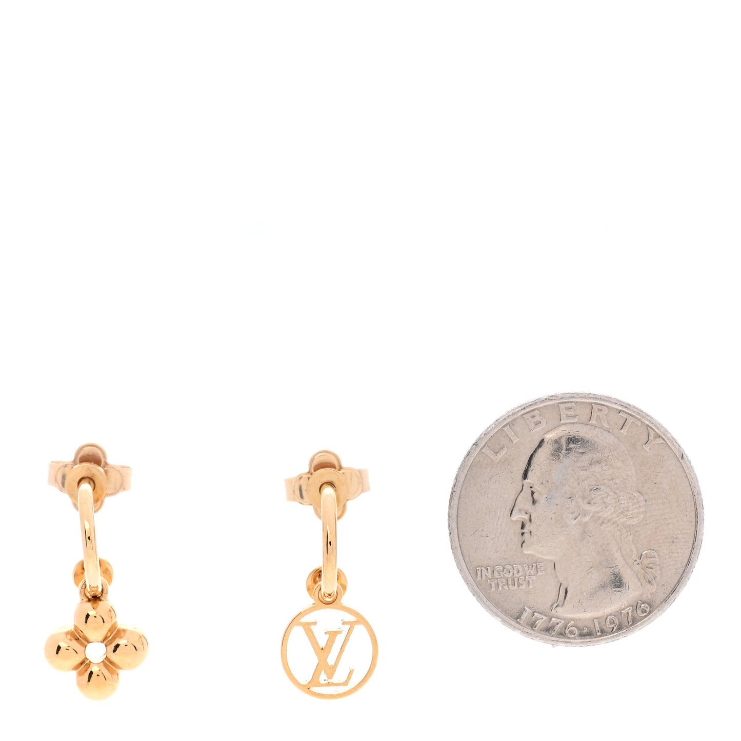 Brass Blooming Earrings Gold