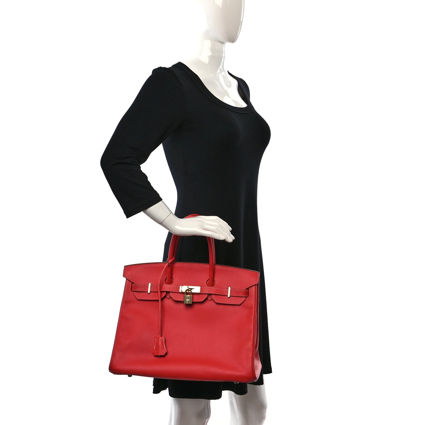 Epsom Candy Birkin 35 Rose Jaipur Gold