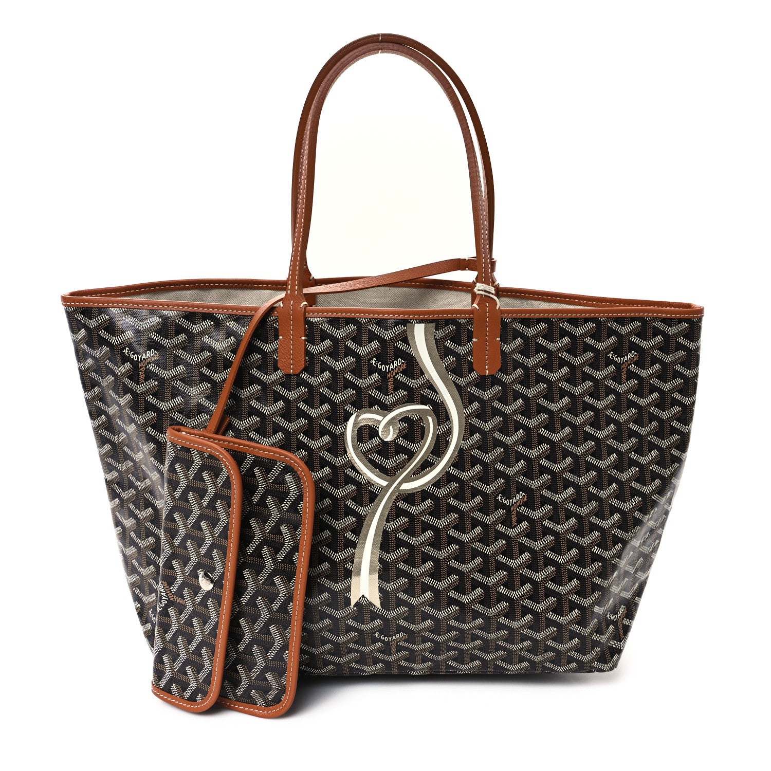 Goyard Goyardine Saint Louis PM Black Gold 2 of 11