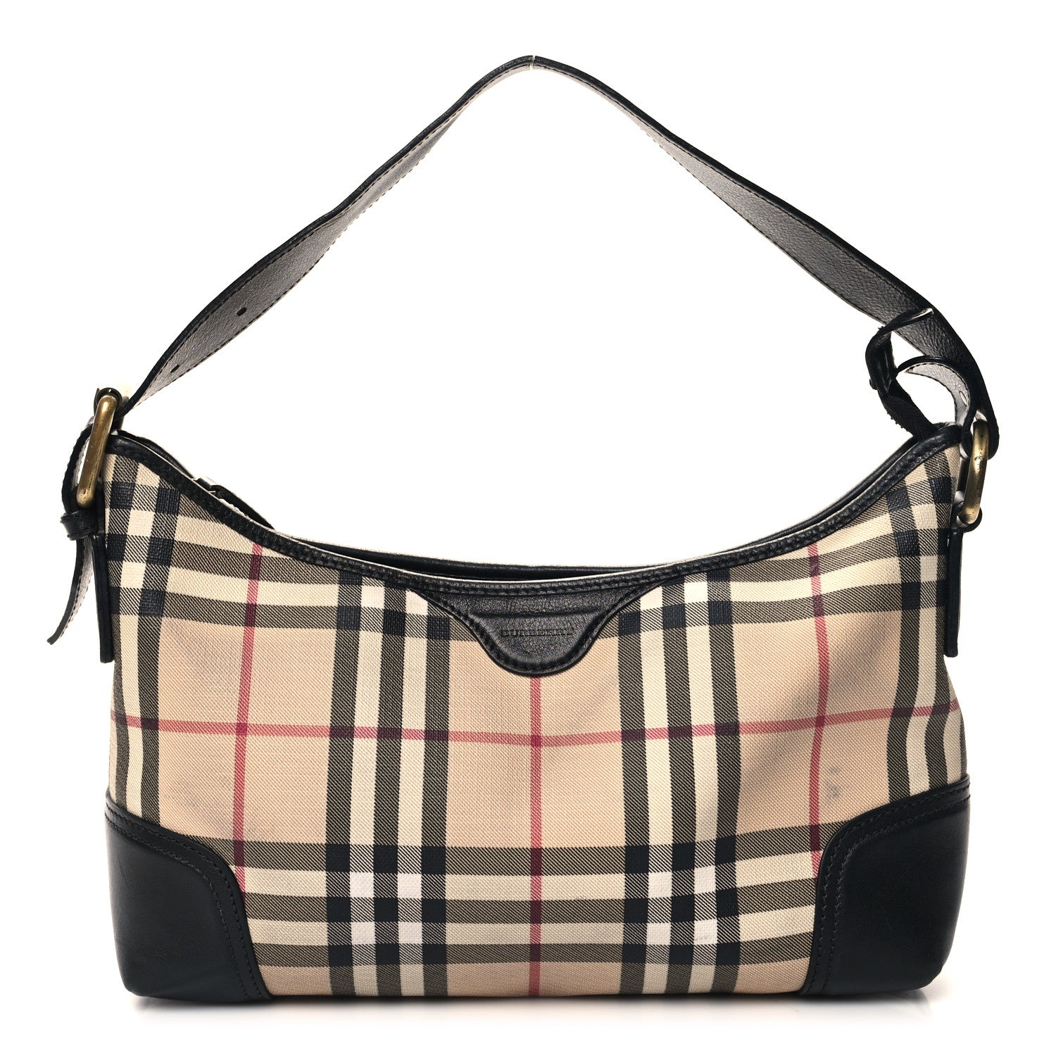 Burberry House Check Hobo Black 1 of 12