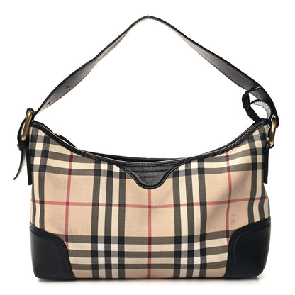 Burberry House Check Hobo Black 1 of 12