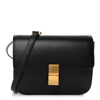 Celine Box Calfskin Medium Classic Box Flap Bag Black 1 of 10