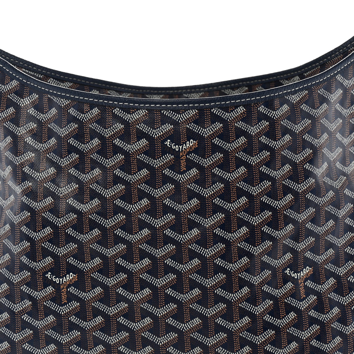 Goyardine Boheme Hobo Navy Blue