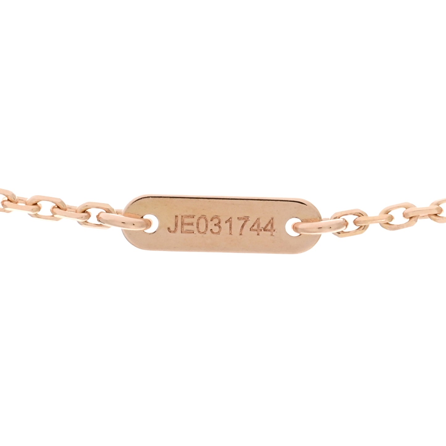18K Rose Gold Sweet Alhambra Pendant Necklace