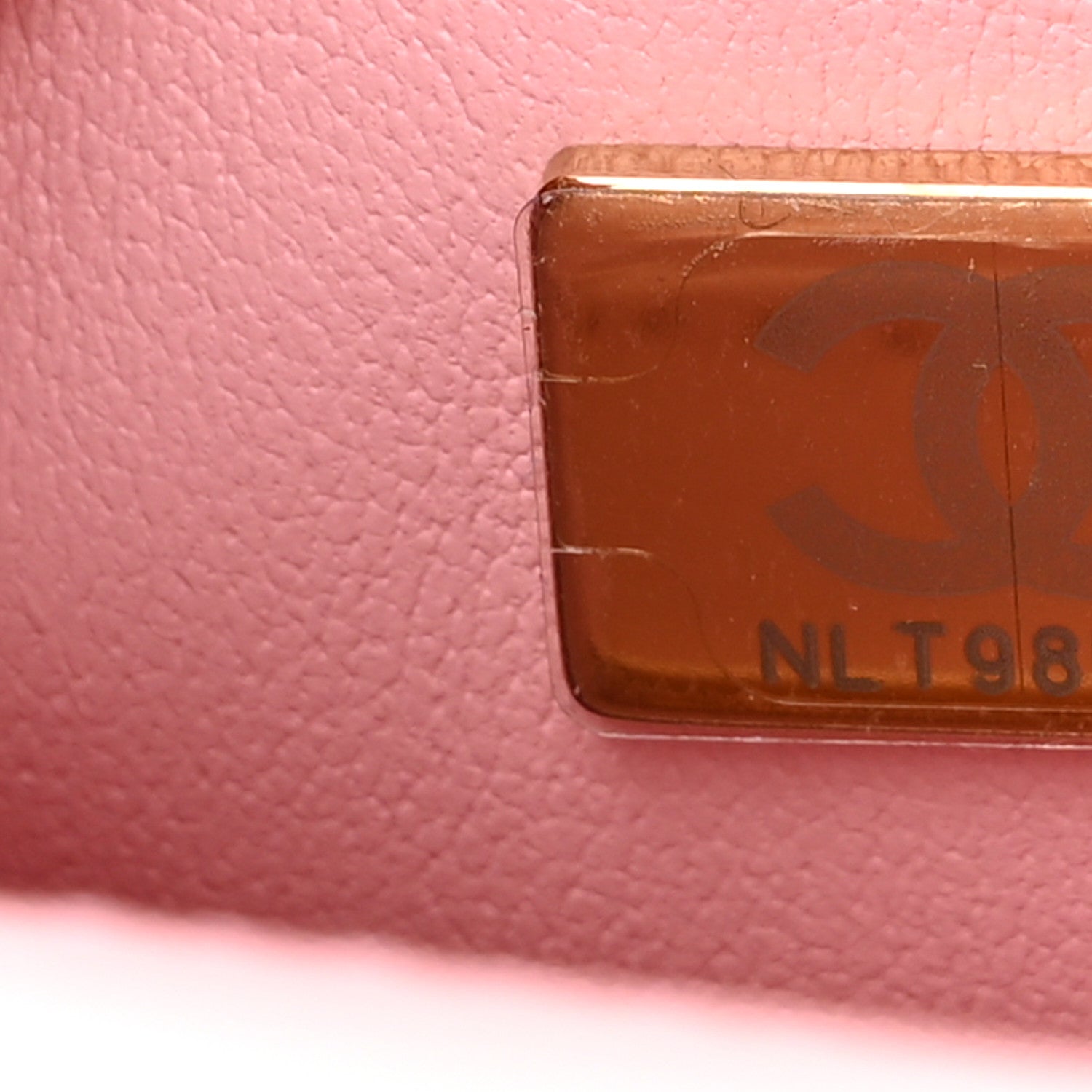 Chanel Tweed Handle Crush Top Handle Flap Bag Pink Ecru 7 of 11