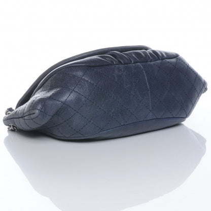 Chanel Caviar Half Moon Large Flap Navy 4 of 7