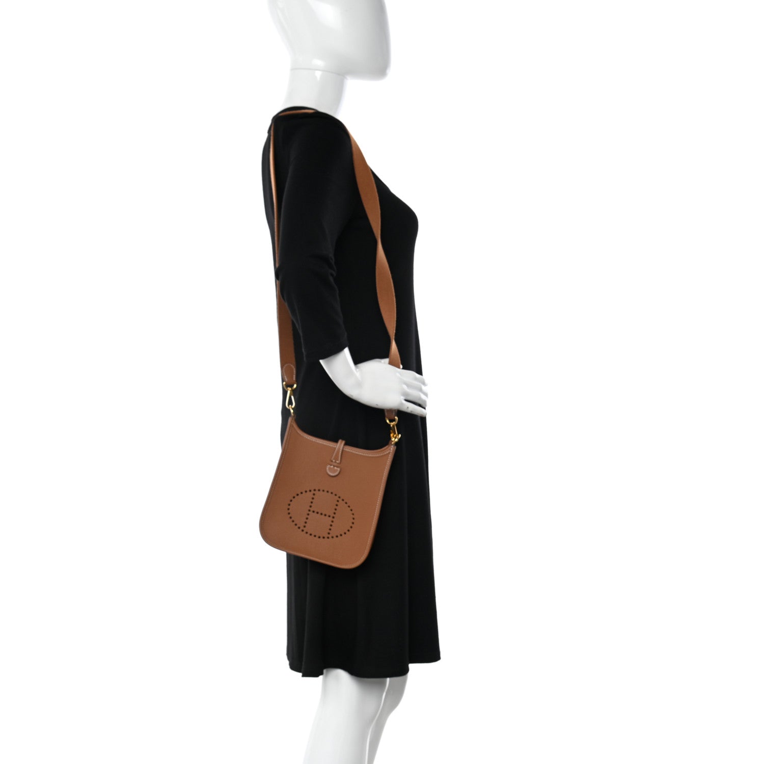 Hermes Taurillon Maurice Evelyne TPM Gold 2 of 11