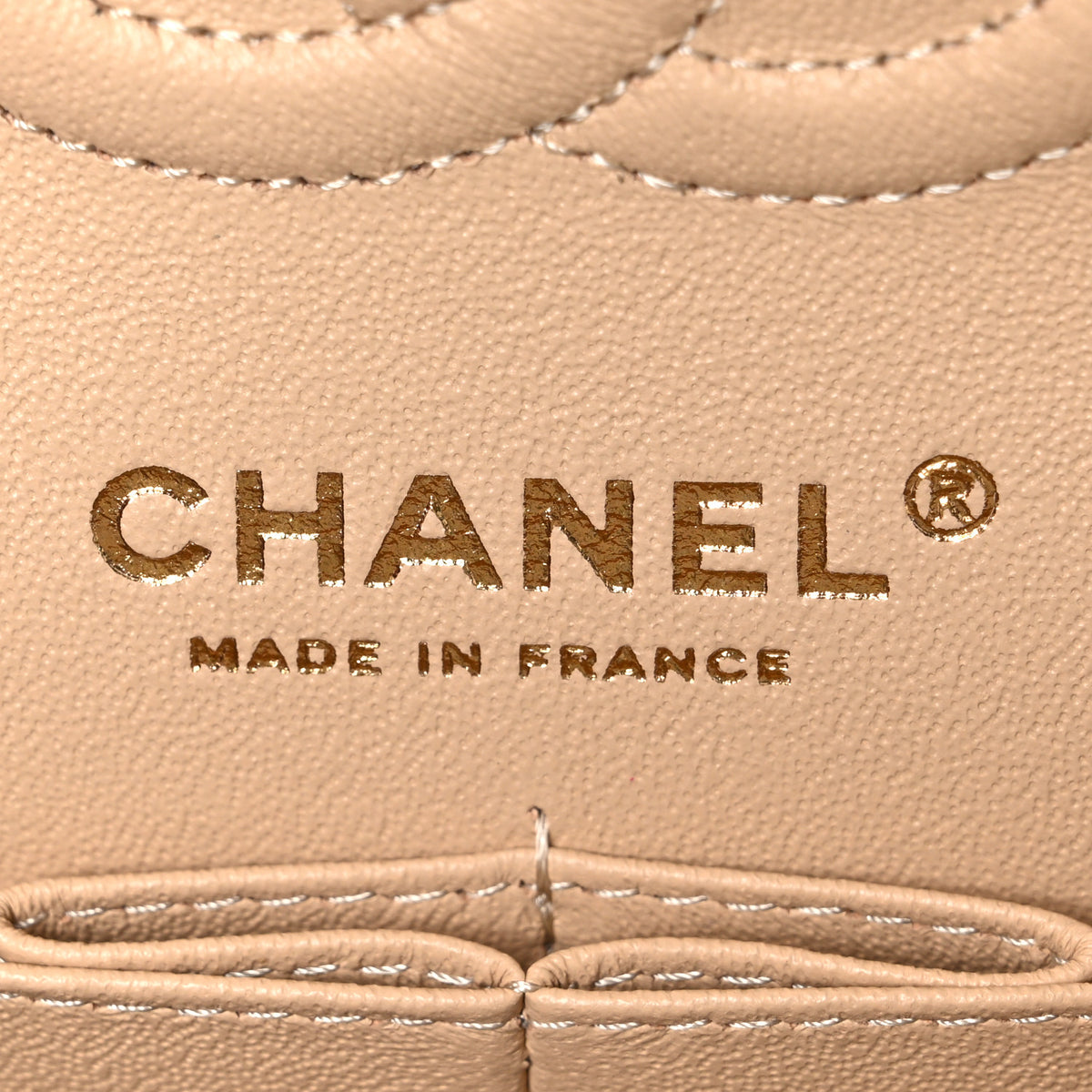Chanel Caviar Quilted Small Double Flap Beige 6 of 11