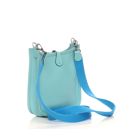 Hermes Epsom Amazone Evelyne TPM Bleu Atoll Bleu Zanzibar 3 of 8
