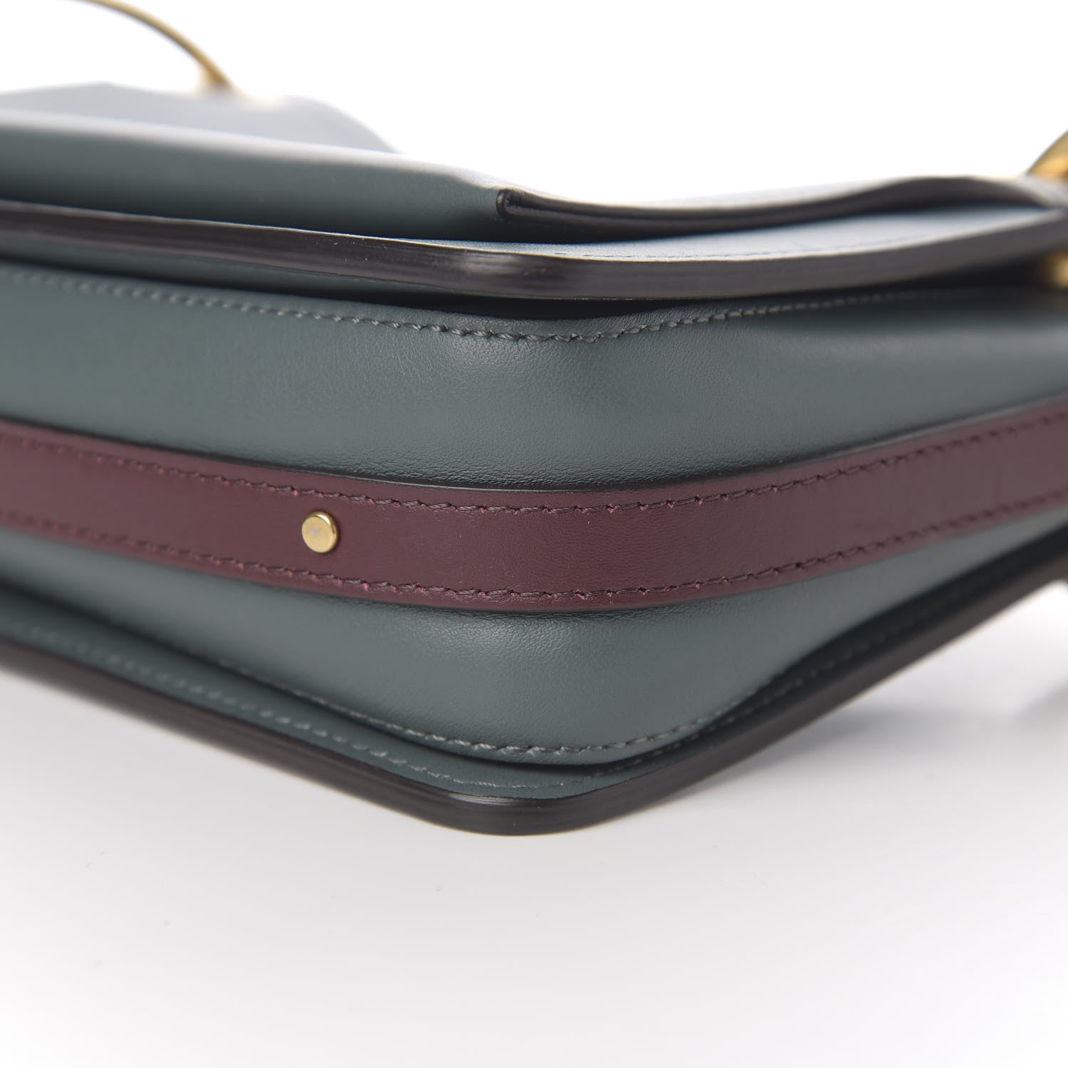 Chloe Calfskin Small Roy Tri-Color Bag Blue 7 of 8
