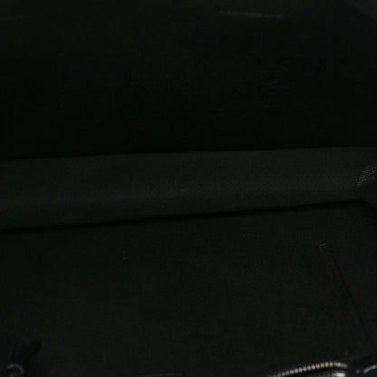 Saint Laurent Linen Calfskin Rive Gauche Tote Black 5 of 11