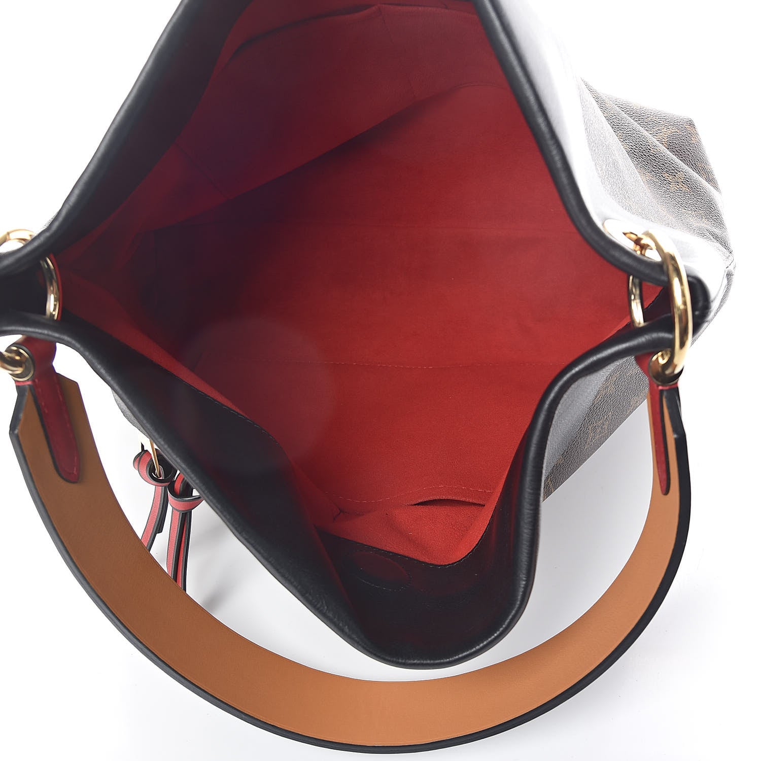 Louis Vuitton Monogram Tuileries Hobo Black 5 of 10