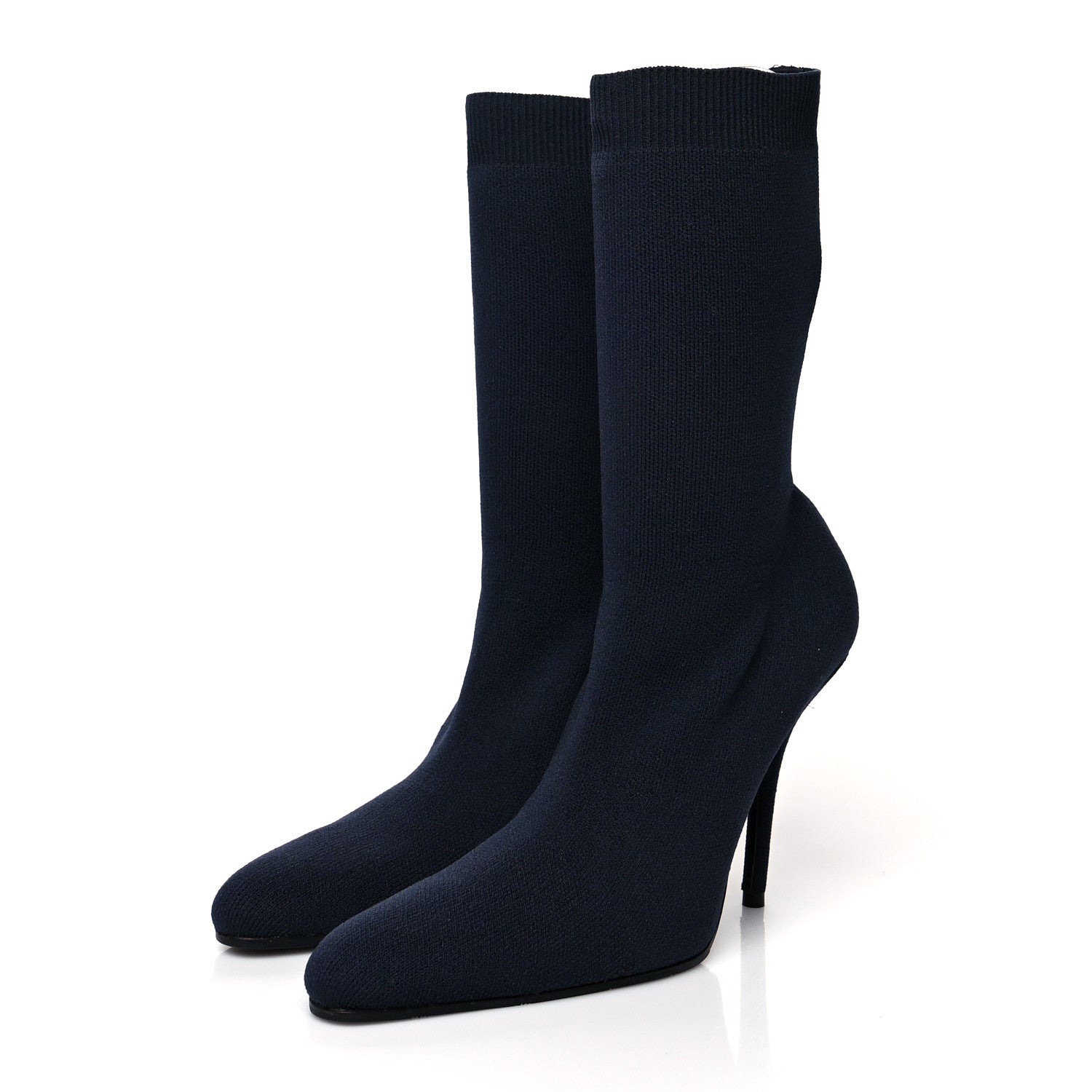 Balenciaga Jersey Crepe Round Toe Knife Booties 38 3 of 7