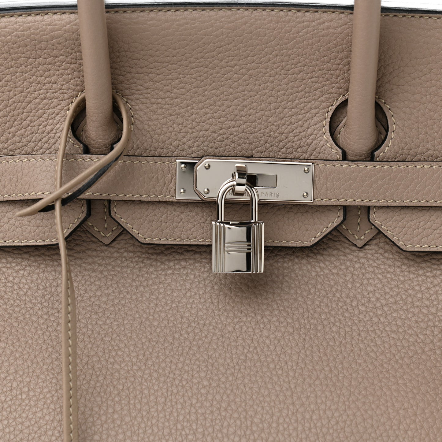 Taurillon Clemence Birkin 35 Gris Tourterelle