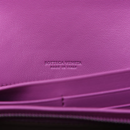Bottega Veneta Nappa Intrecciato Continental Flap Wallet Peony 8 of 12