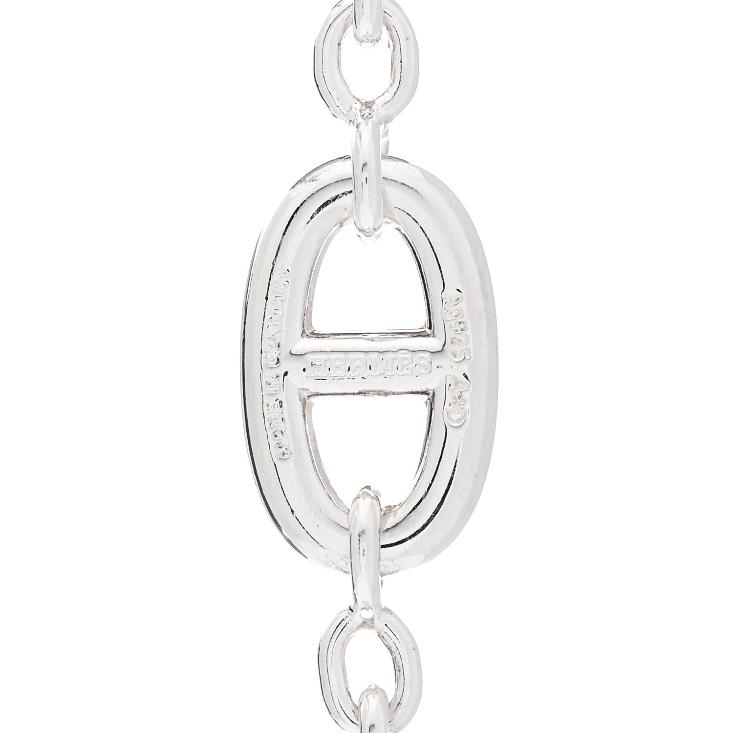 Hermes Sterling Silver Farandole Necklace 160 4 of 5