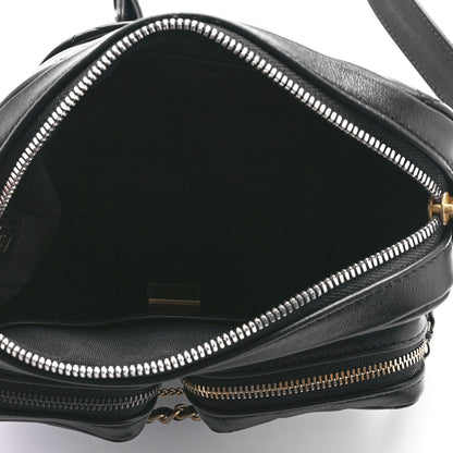 Chanel Calfskin Quilted Small Camera Case Black 5 of 12