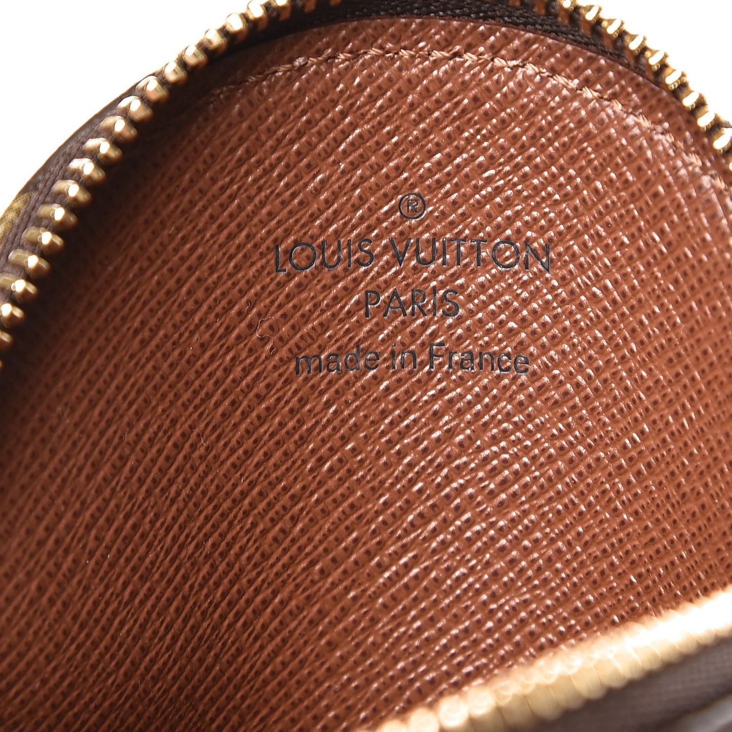Monogram Round Coin Purse