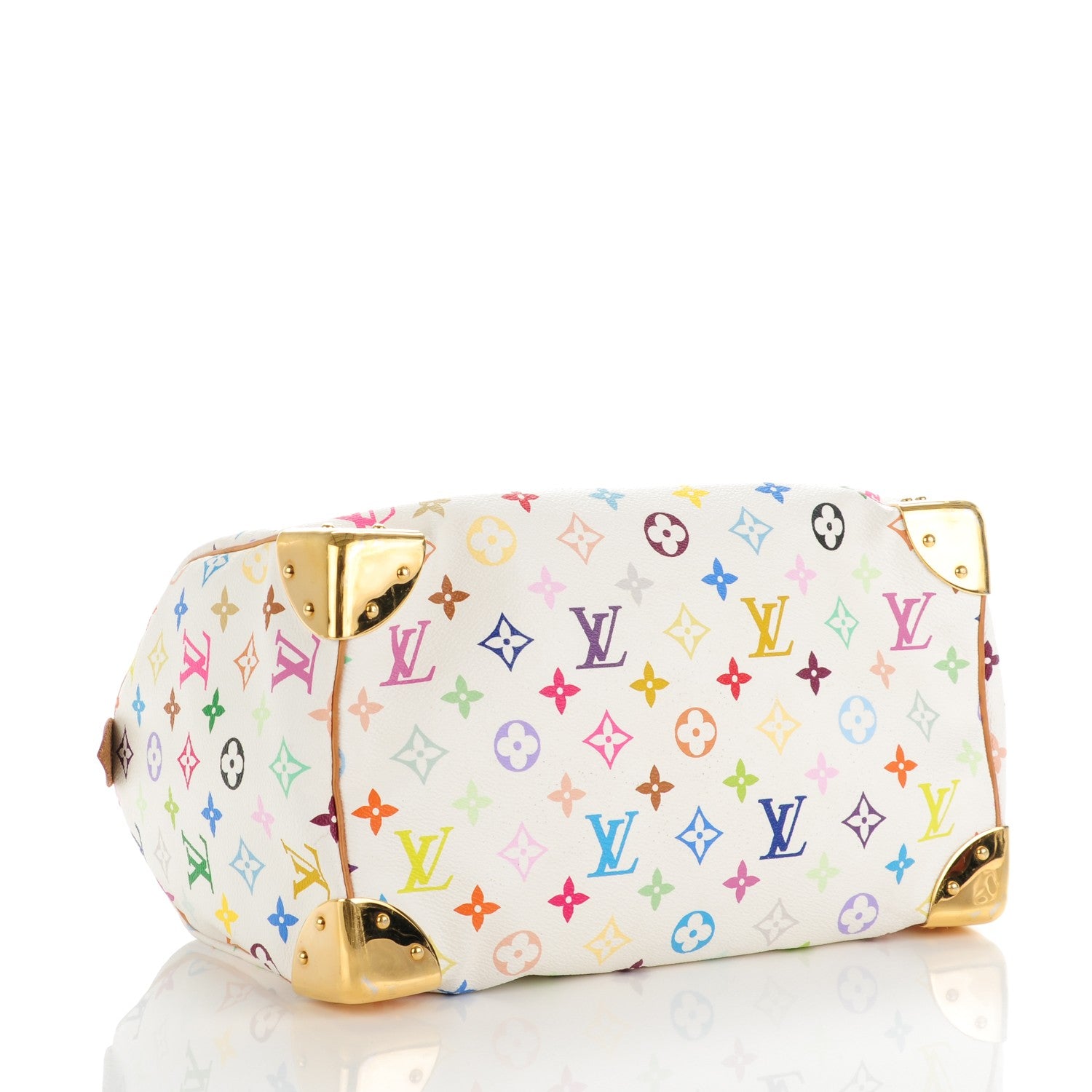 Louis Vuitton Monogram Multicolor Speedy 30 White 4 of 8
