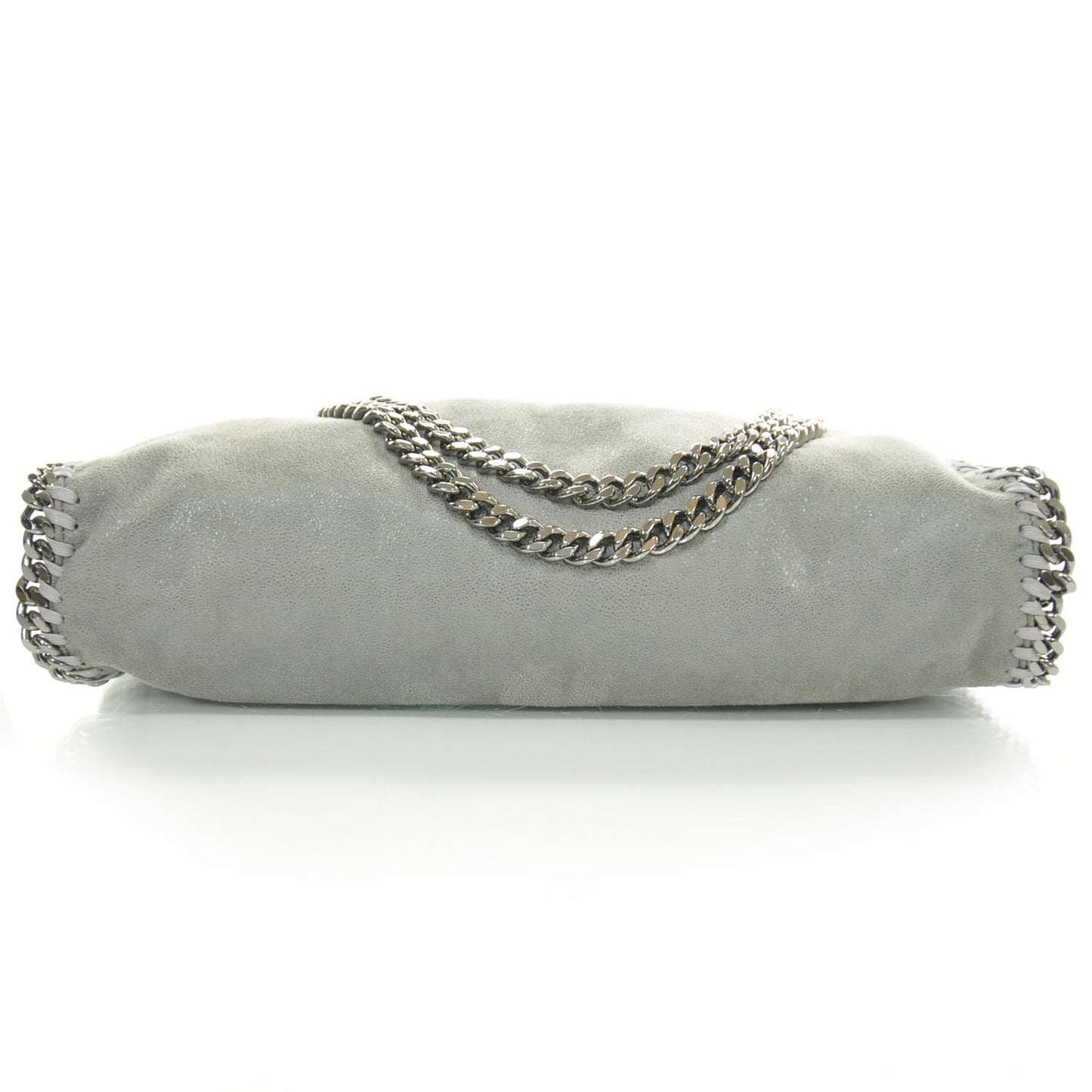Leather Falabella Tote Light Grey