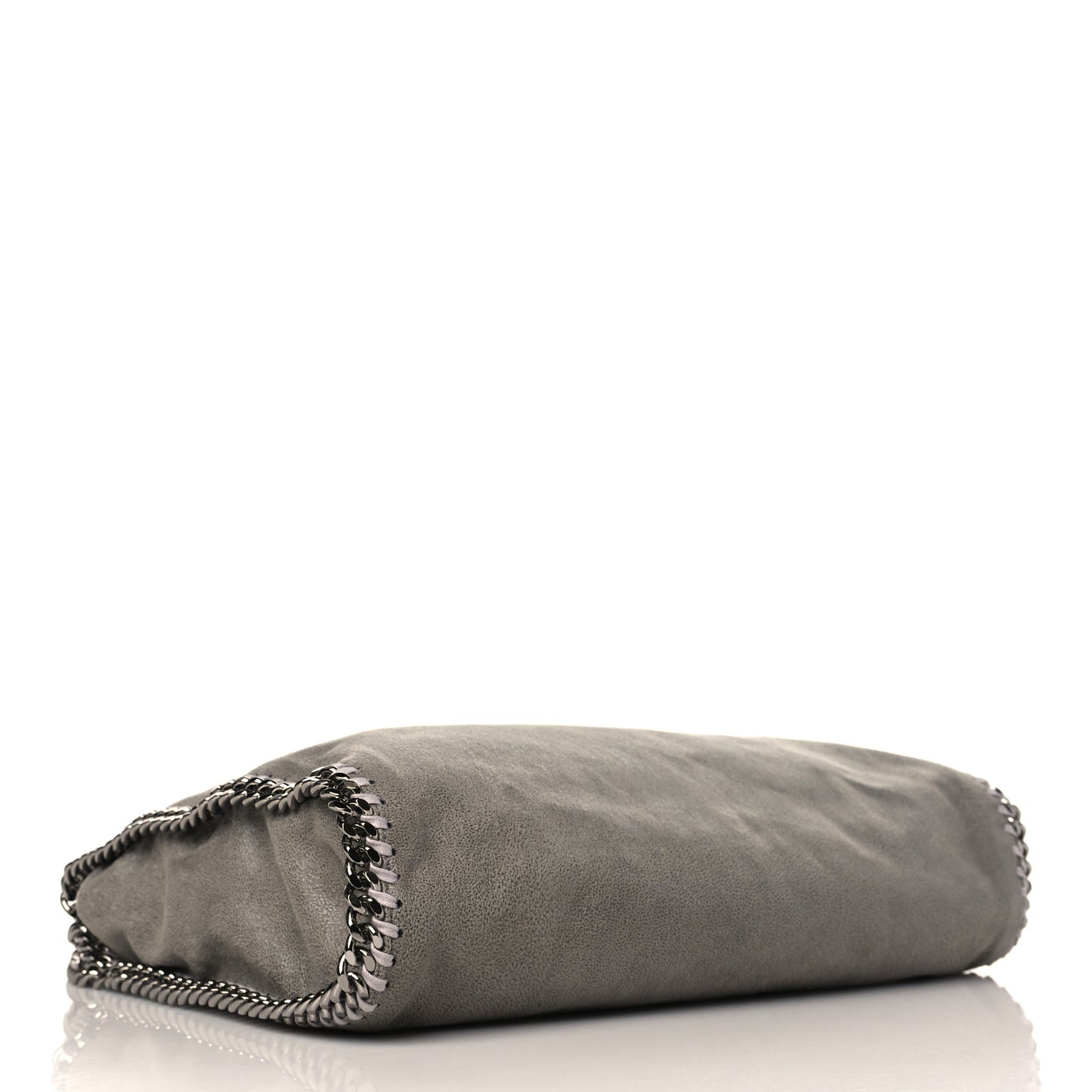 Shaggy Deer Falabella Fold Over Tote Grey