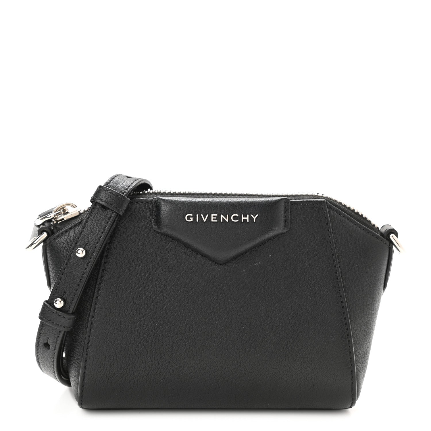 Givenchy Sugar Goatskin Nano Antigona Black 1 of 9