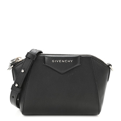 Givenchy Sugar Goatskin Nano Antigona Black 1 of 9