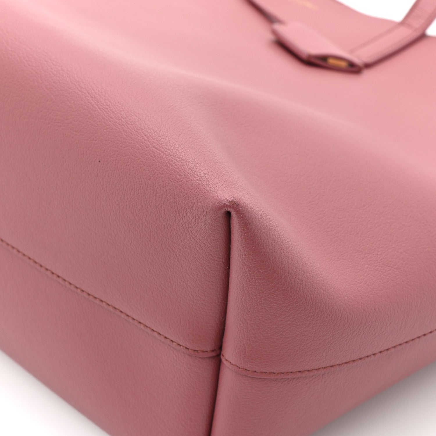 Saint Laurent Calfskin Large Shopping Tote Mystic Rose 10 of 14