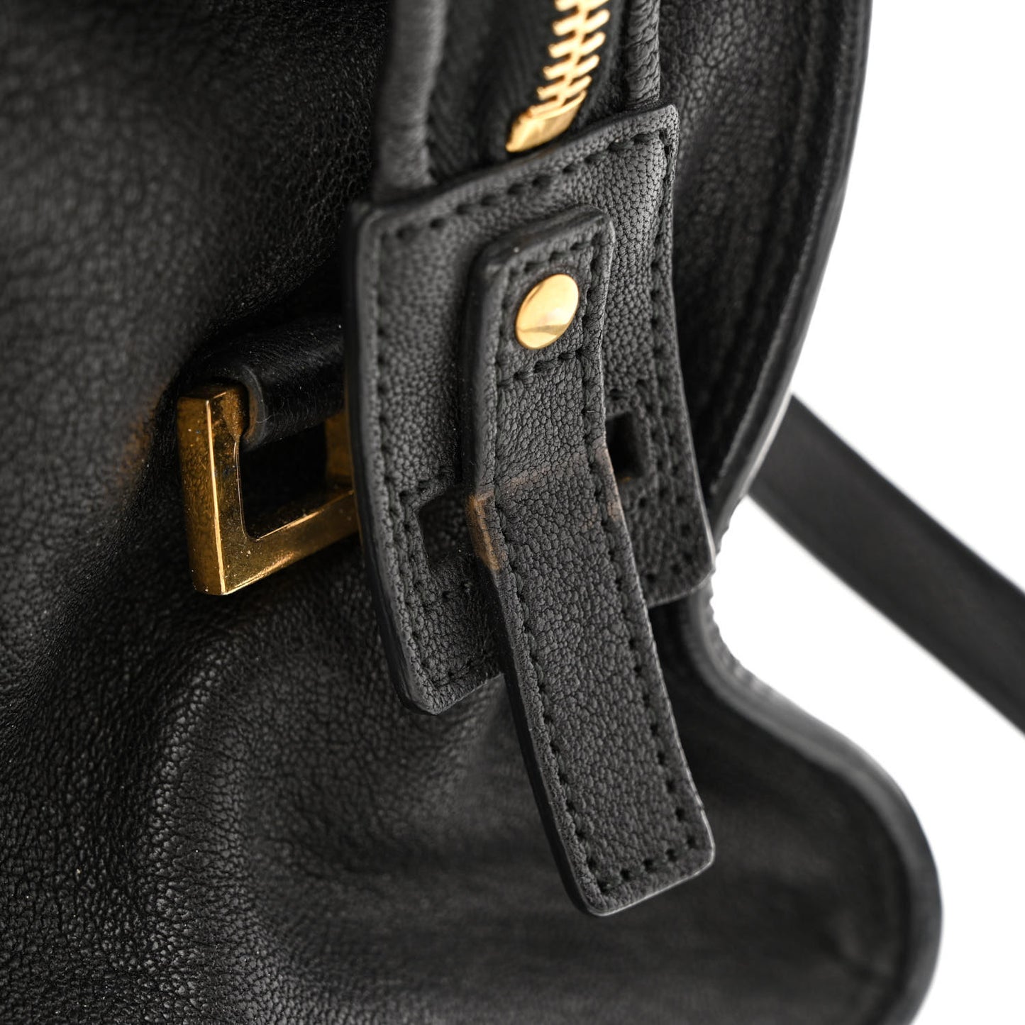 Calfskin Small Classic Y Cabas Black