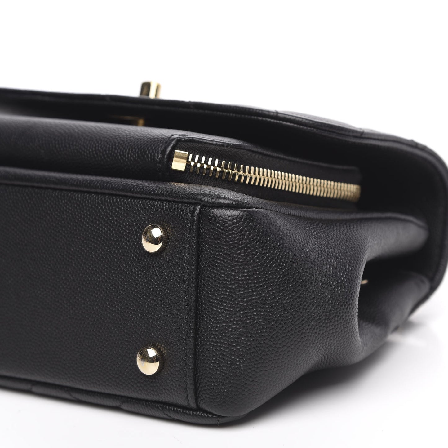 Caviar Quilted Small Business Affinity Flap Black